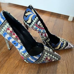Dee Keller Portia Multi embroidered high Heels 36